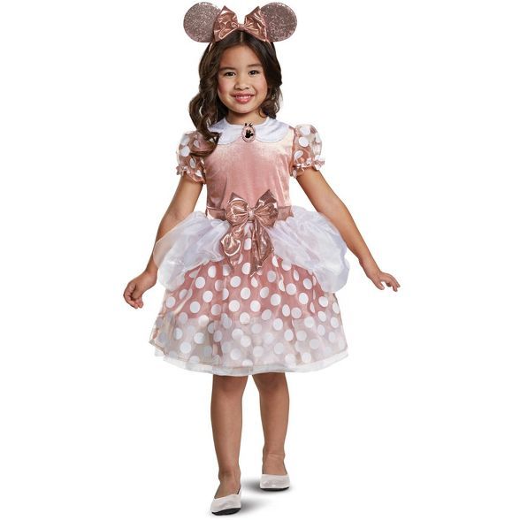 Mickey Mouse Clubhouse Rose Gold Minnie Classic Toddler Costume | Target