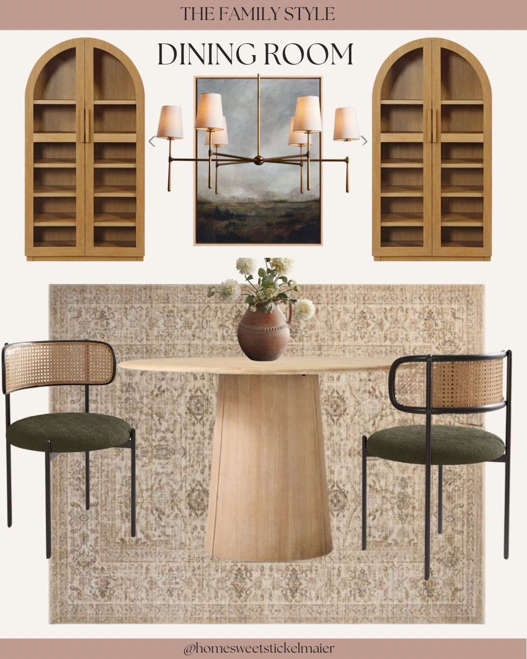 One of our projects for the dinning room will be extending our cabinets along the kitchen wall through the eat in area, then adding arched cabinets on top! Loving this inspiration we’ve put together so far and can’t wait to share the transformation. Our new build should be wrapping up this summer!! 

#LTKHome