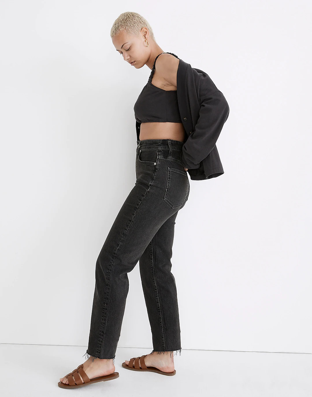 The Curvy Perfect Vintage Straight Jean in Lunar Wash | Madewell