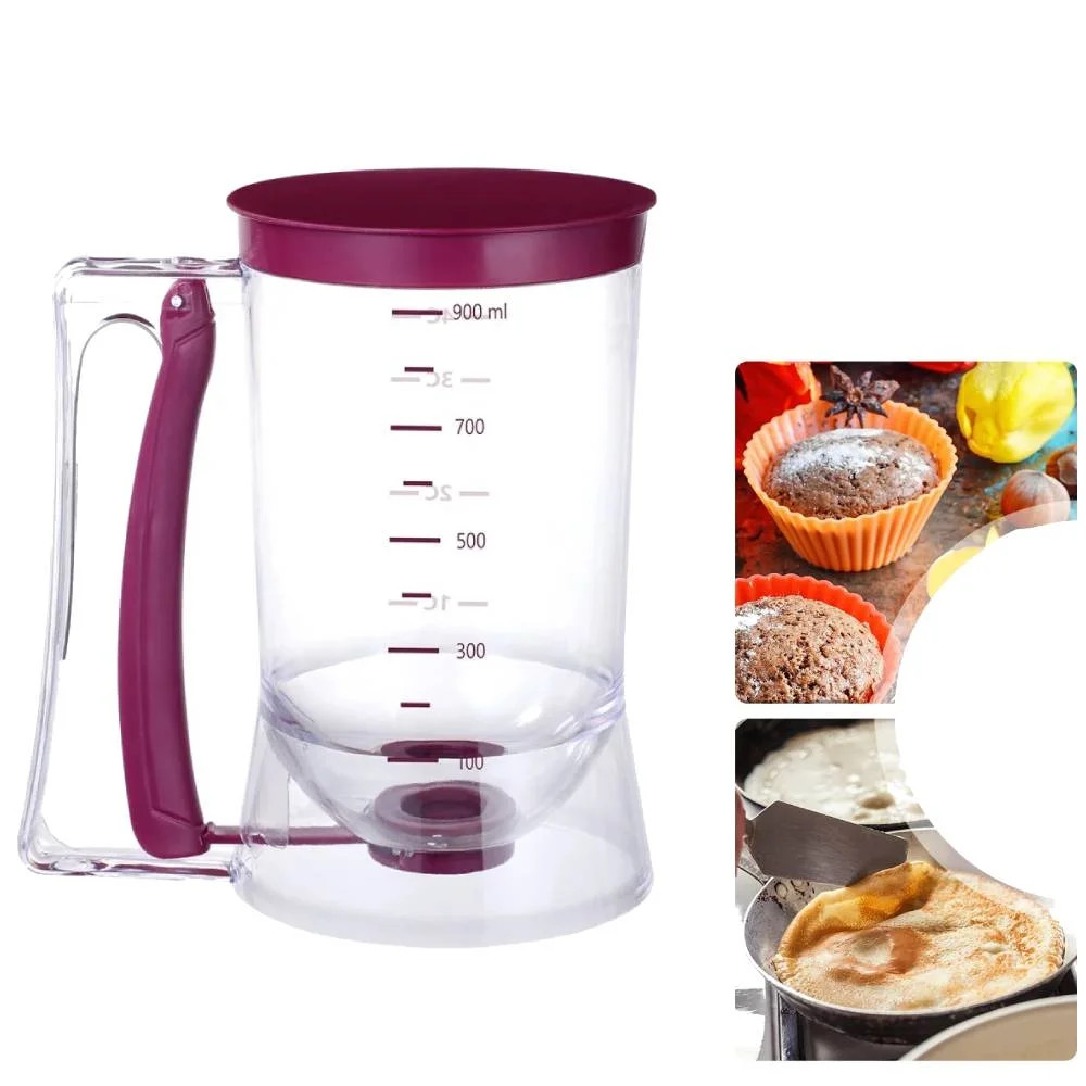 LEDMOMO Pancake Batter Dispenser Perfect Baking Tool for Cupcakes Waffles Muffin with Measuring L... | Walmart (US)