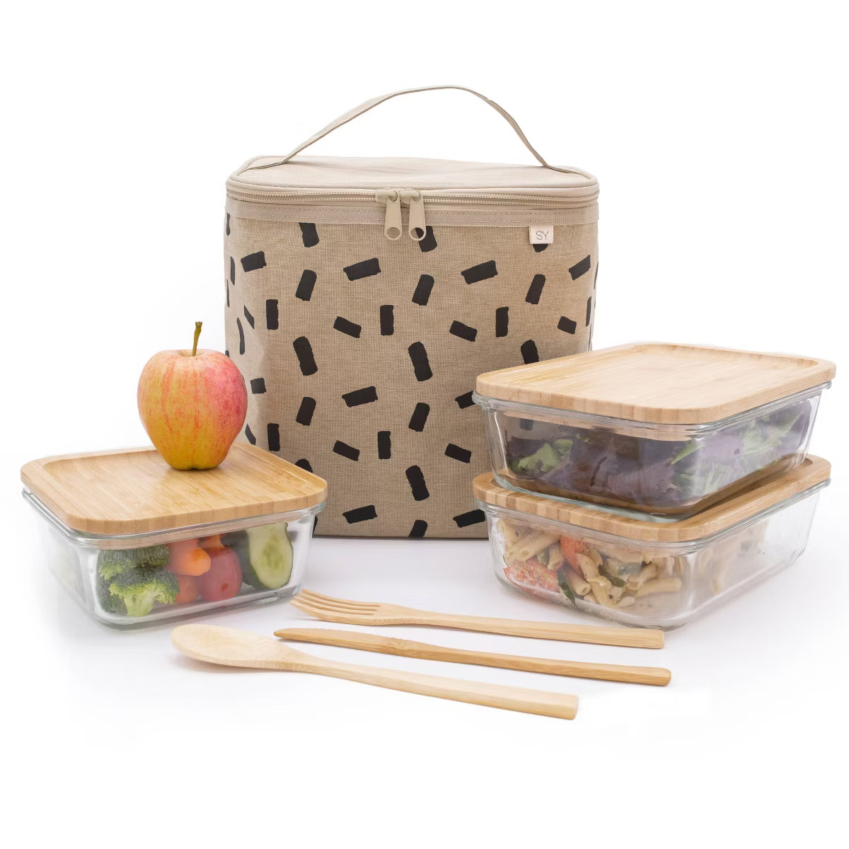 Nourish by SoYoung Lunch Bag - Block Confetti | Target
