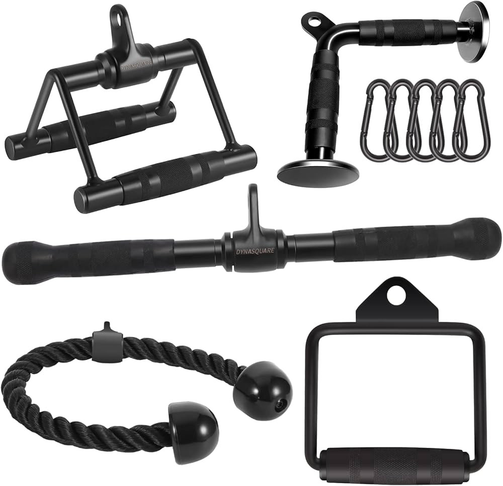Cable Attachments for Home Gym, Made of Heavy Duty Solid Steel, LAT Pulldown Attachment, Weight M... | Amazon (US)