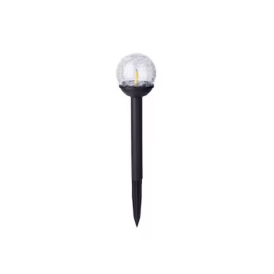 Harbor Breeze 3 -Lumens Black Solar Integrated LED Path Light ( 3500-K ) | Lowe's