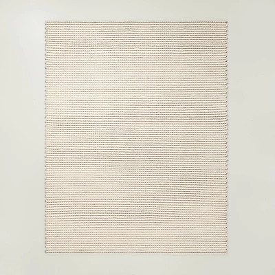 9' x 12' Chunky Stripe Area Rug Gray/Cream - Hearth & Hand™ with Magnolia | Target
