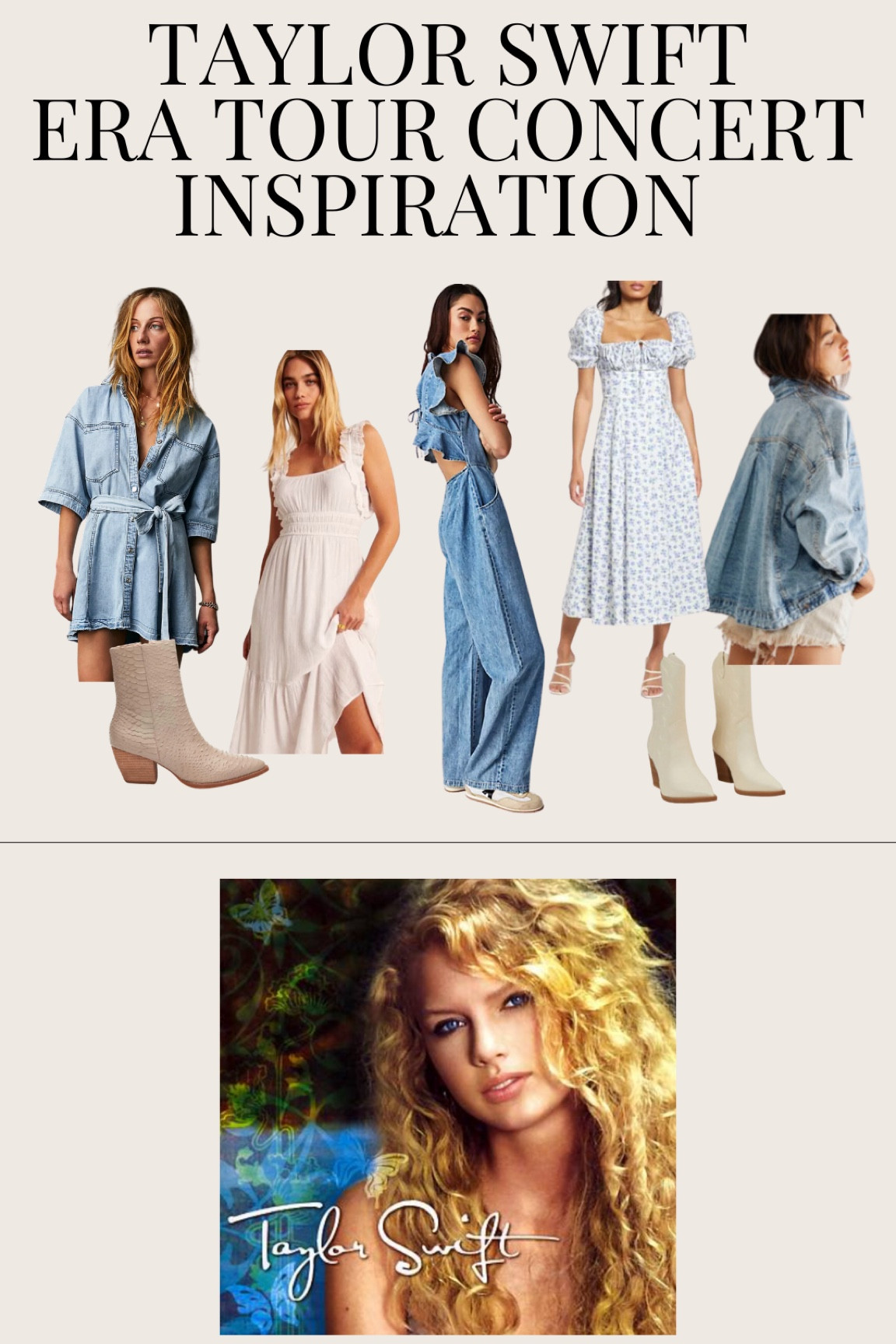 TAYLOR SWIFT CONCERT INSPO. *cue teardrops on my guitar* 🩵

#LTKfit #LTKunder50 #LTKunder100