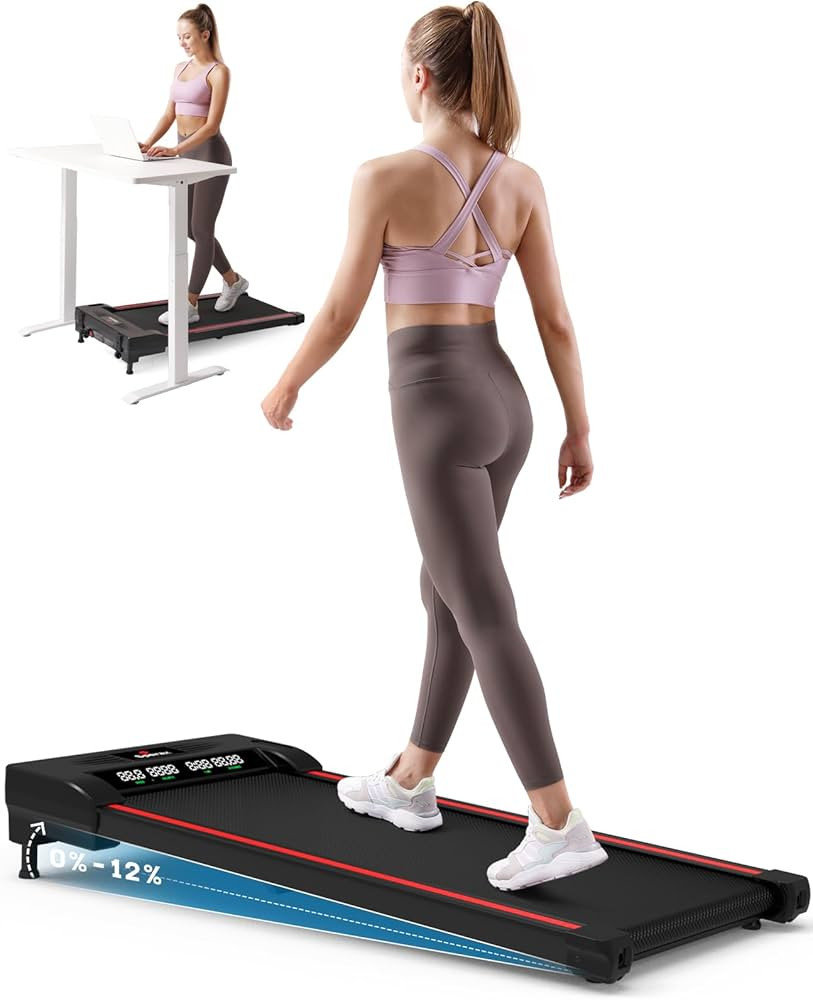 Sperax Treadmill-Walking Pad-Under Desk Treadmill-2 in 1 Folding Treadmill-Treadmills for Home-Bl... | Amazon (US)