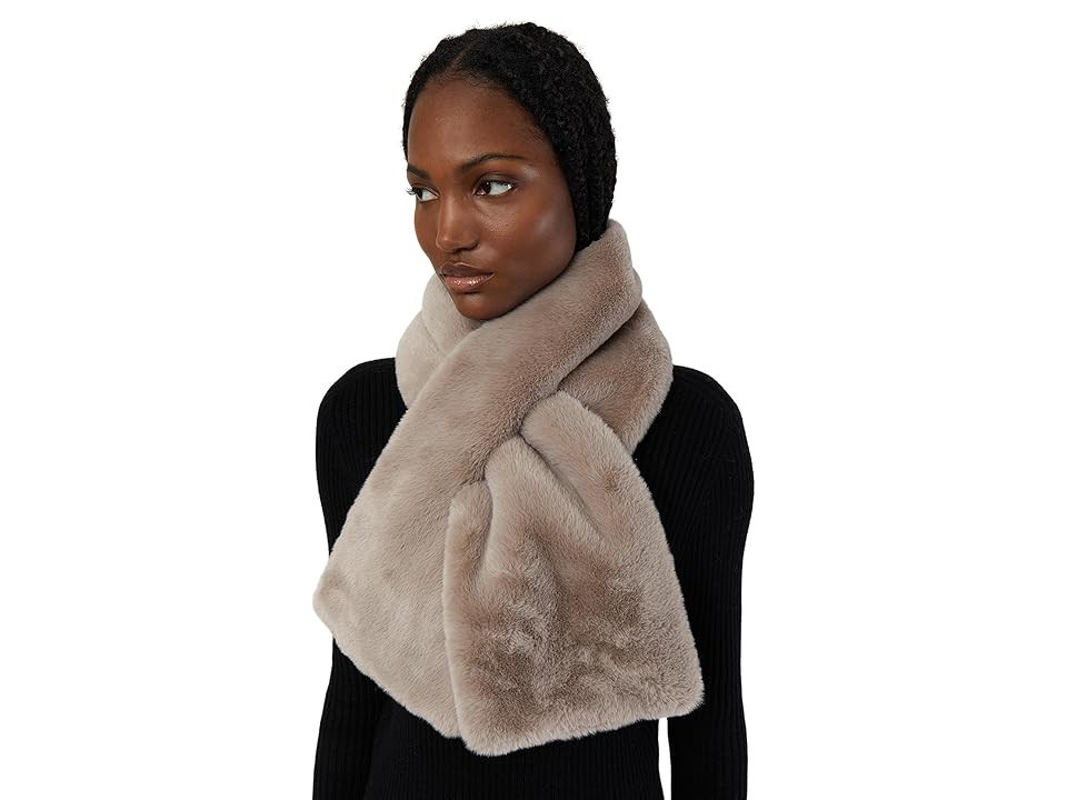 APPARIS Bambi Women's Scarves Taupe, Polyester/Faux Fur | Zappos