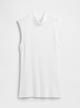Modern Ribbed Mockneck Tank Top | Gap Factory