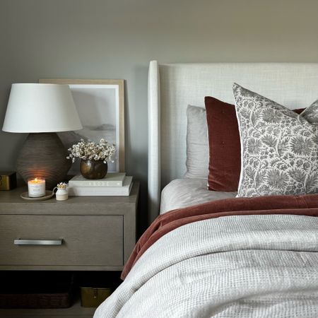 Bedding refresh! Loving all the texture! Visit our website for candle, match striker,  faux florals and more! Henrocompany.com

#LTKhome