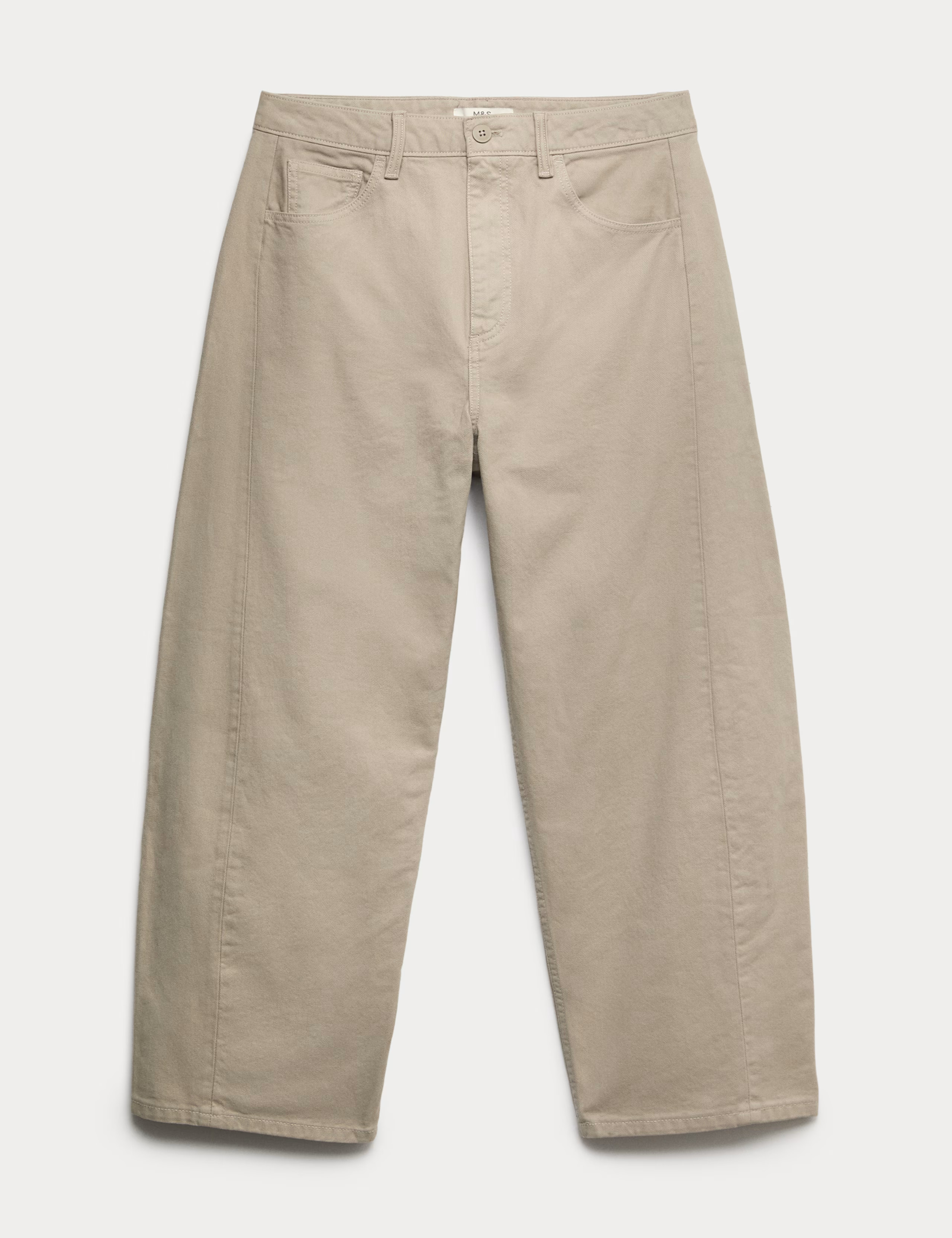 Pure Cotton Horseshoe Fit Trousers | Marks & Spencer (UK)