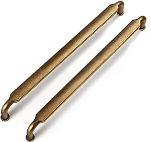 Goo-Ki 12 Pack 7-1/2 Inch （192mm） Hole Center Cabinet Pulls Antique Brass Zinc Alloy Kitchen ... | Amazon (US)