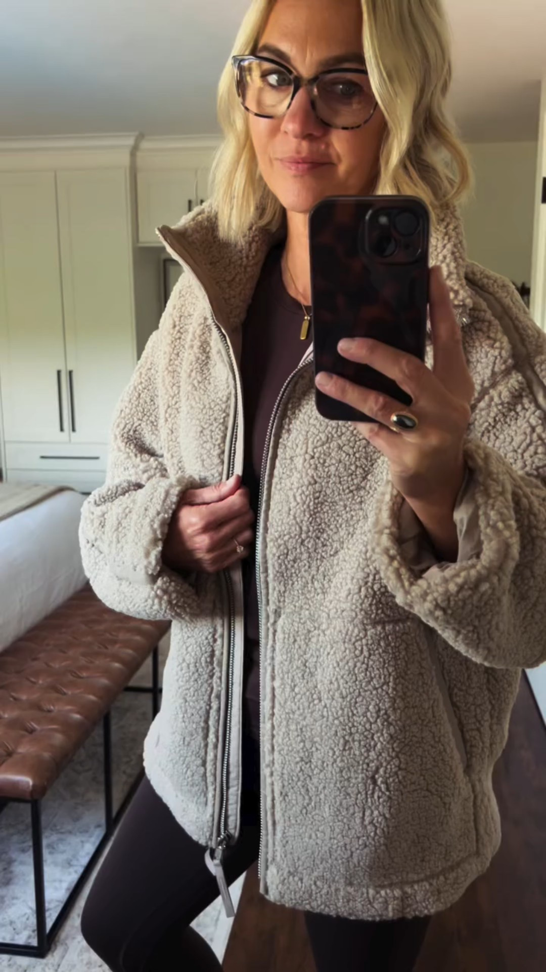 This viral teddy fleece is going to sell out fast so grab one while you can. Do you prefer the beige or brown, or like me, BOTH!!???

Comment teddy and I’ll DM you the link! 

#viralteddyfleece #cozyvibes #fallfashiontrends #fallstyle #teddyfleece #cozyfashion #casualfashion

#LTKcanada #LTKover50style #LTKstyletip