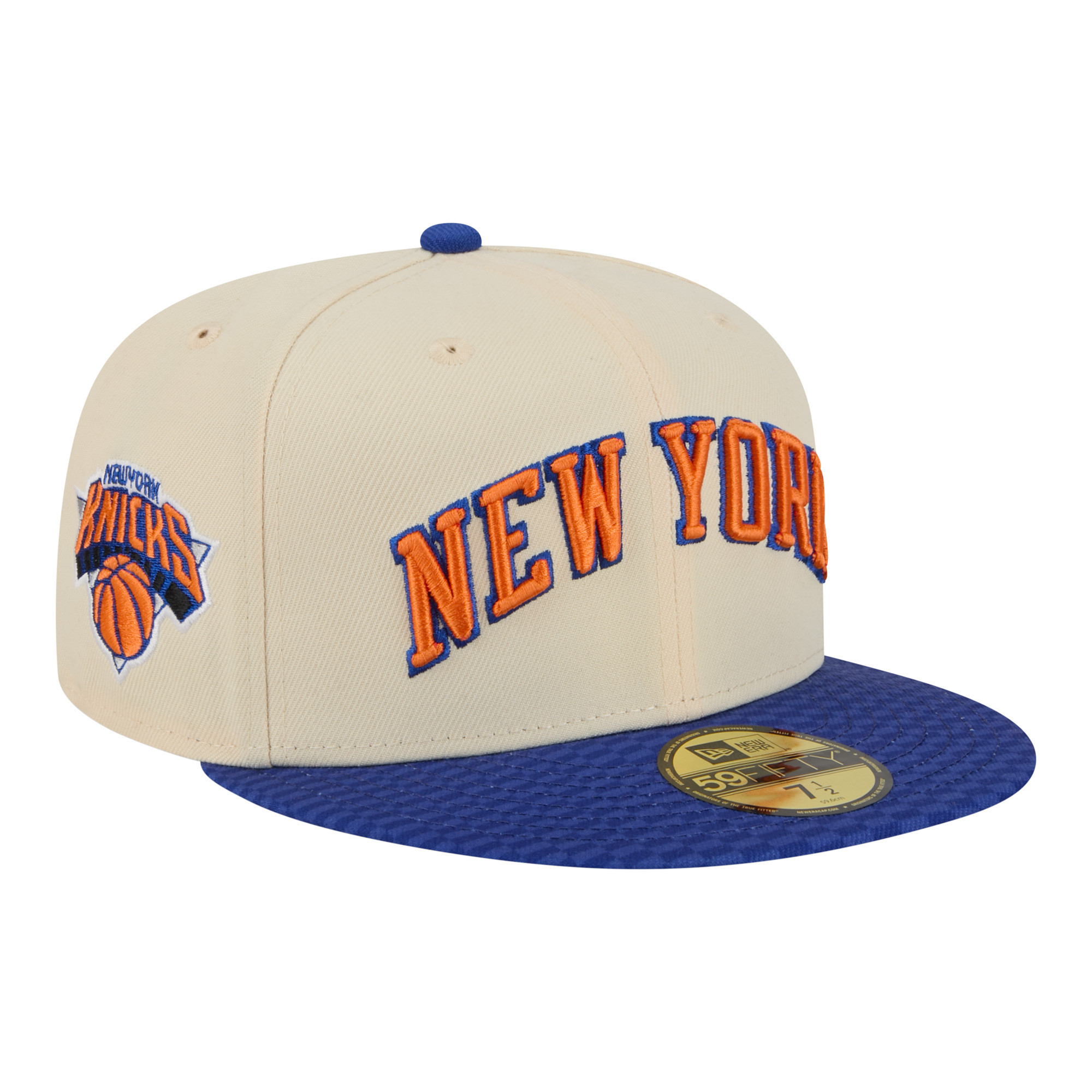 Men's New Era Beige New York Knicks City Edition 59FIFTY Fitted Hat | Fanatics