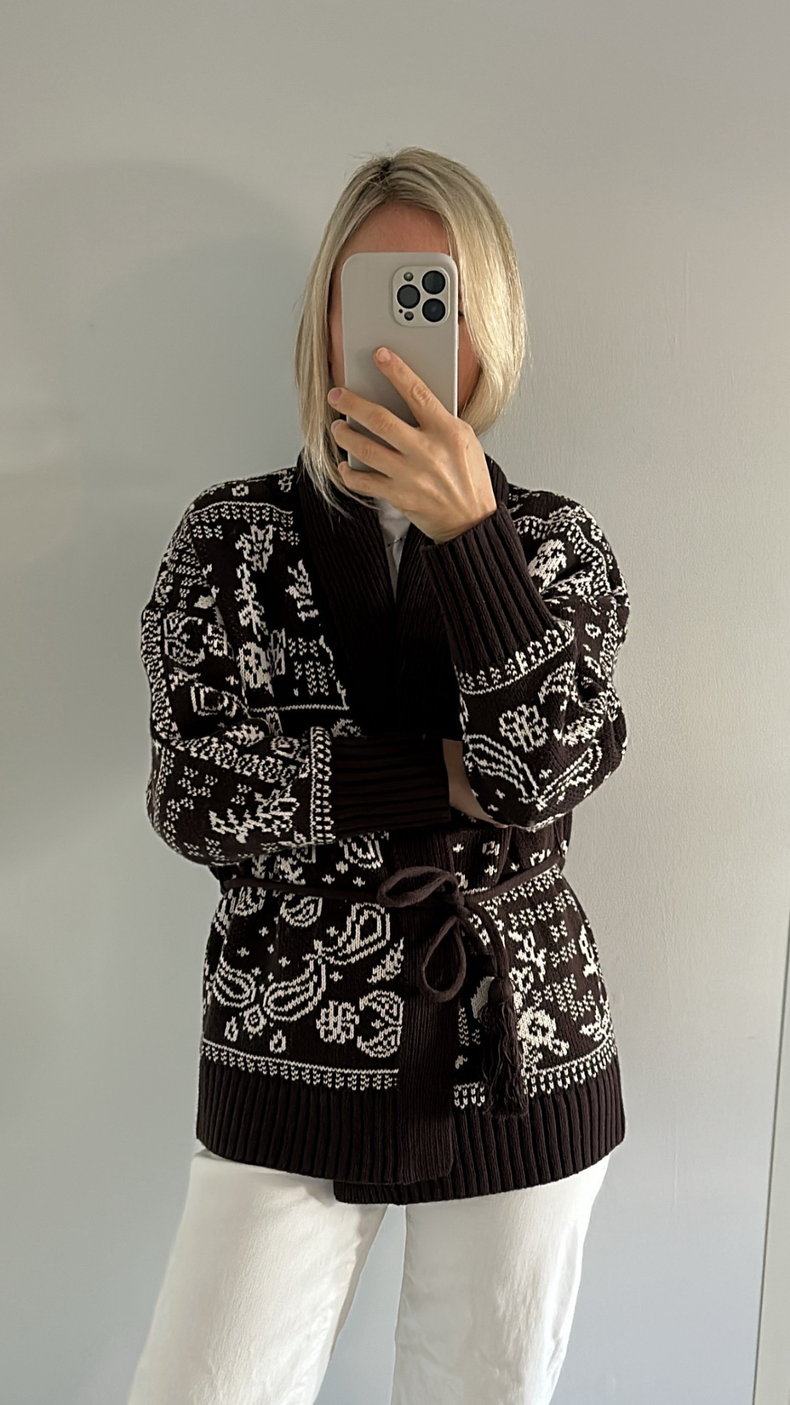 gimme all the cozy wrap sweaters. 🤎wearing a small. 

#LTKFindsUnder100 #LTKSeasonal #LTKStyleTip