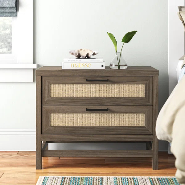 Barros 2-Drawer Nightstand | Wayfair North America