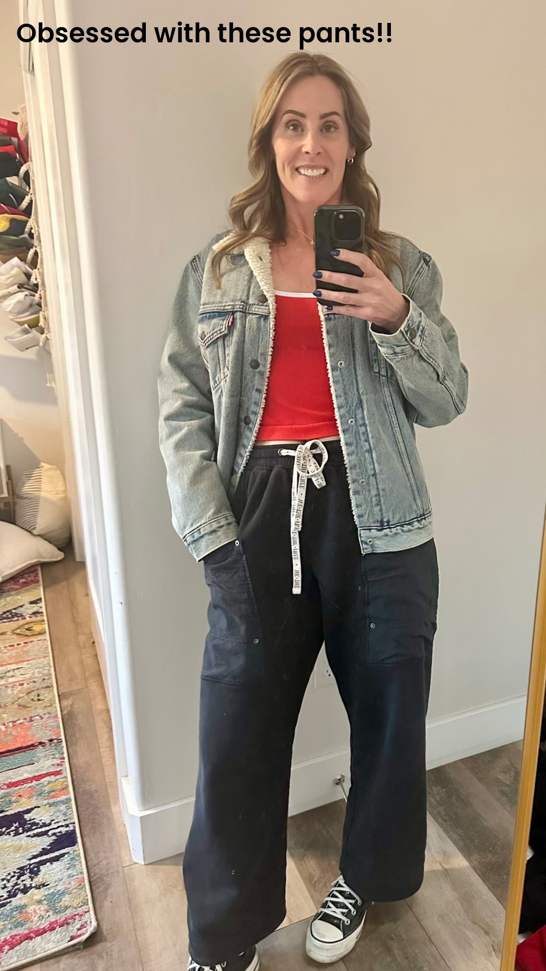 We are obsessed with these slouchy sweats. Perfect for lounging and also super cool dressed up with a blazer.

#LTKdayinmylife #LTKTravel #LTKOver40