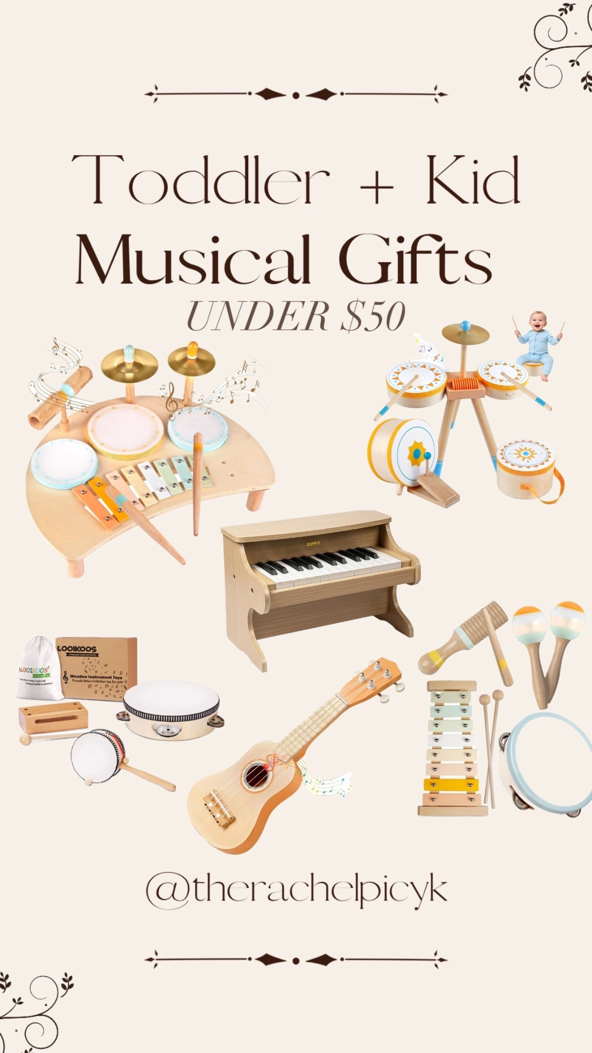Toddler + Kids Musical Gifts for under $50 🎶🥁🎹🪇🎸

#LTKHoliday #LTKFindsUnder50 #LTKKids