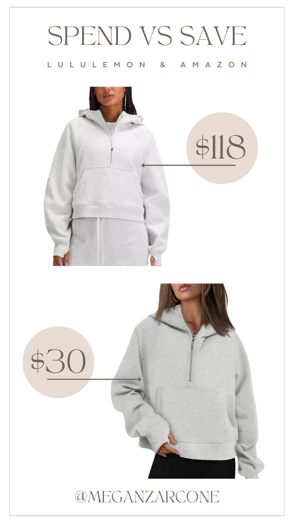 Lululemon look for less! 

#Amazon 
#Lululemon 
#LululemonDupe
#HalfZip

#LTKstyletip #LTKsalealert #LTKfitness