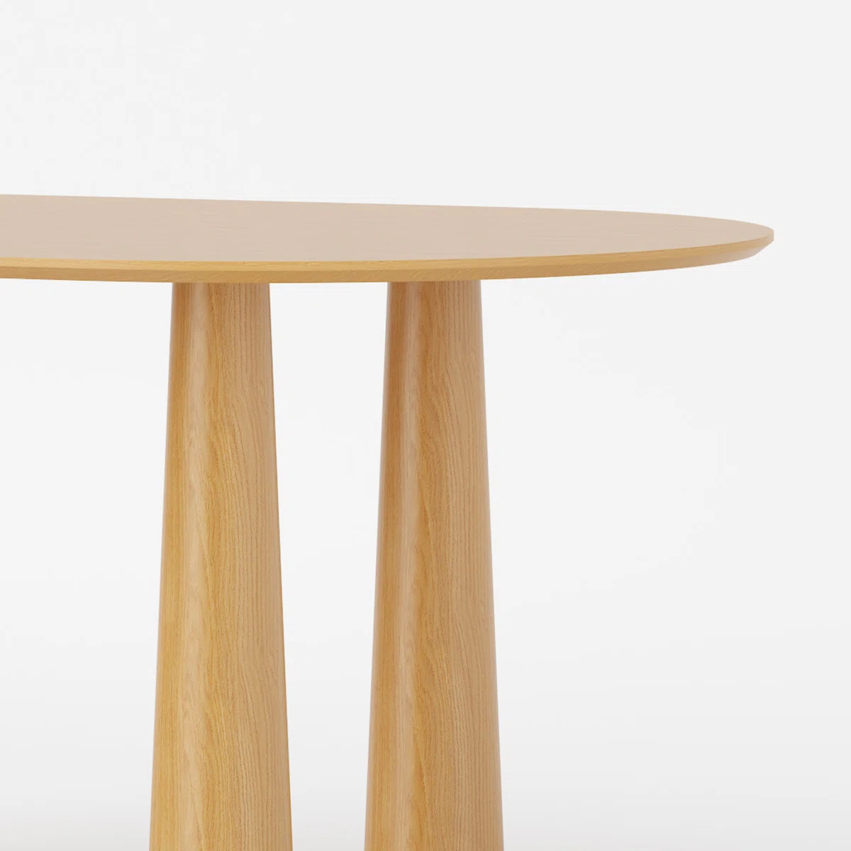 30"H Oval Wood Dining Table Kitchen Table with 4 Legs | Wayfair North America