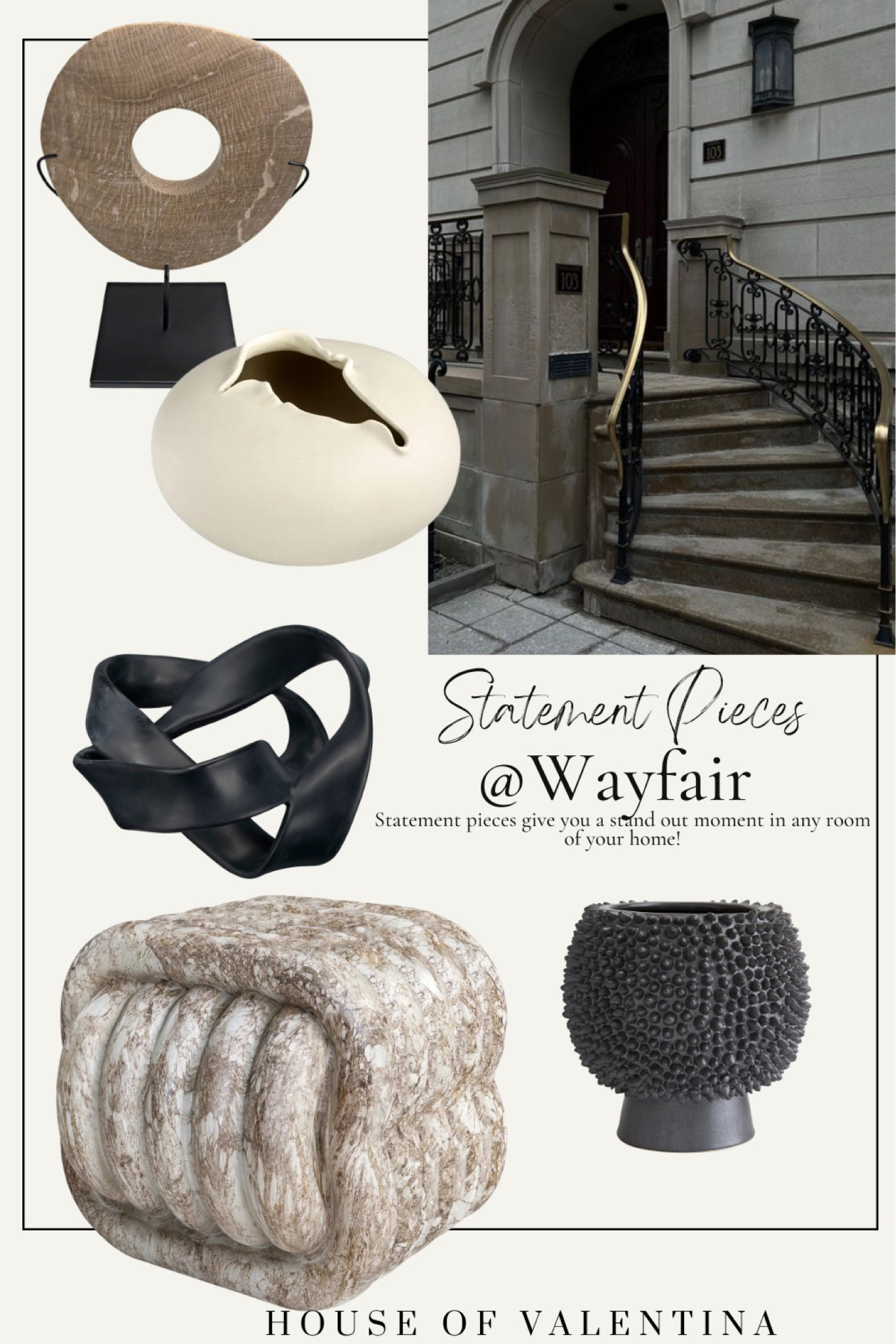 Statement pieces that add a stand out moment to any room.
House of Valentina, home decor, Wayfair

@wayfair #wayfair and #wayfairpartner

#LTKSeasonal #LTKStyleTip #LTKHome