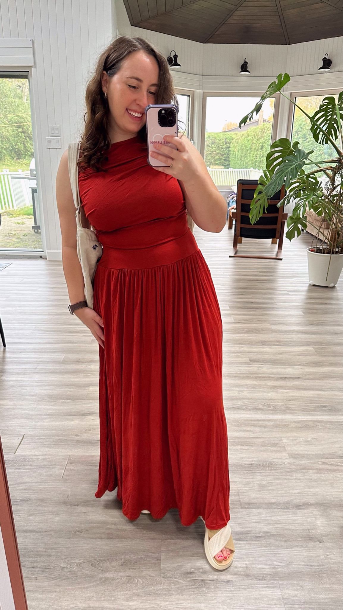 I’m planning a few outfits to bring on my upcoming vacation and picked up this gorgeous new dress! I loved the deep orange for a trip, but they had lots of other colours as well. This dress is ultra stretchy, has nice deep pockets, and the skirt has tons of movement when you walk. The perfect dress for packing on a vacation! 

#LTKSeasonal #LTKTravel #LTKFindsUnder50