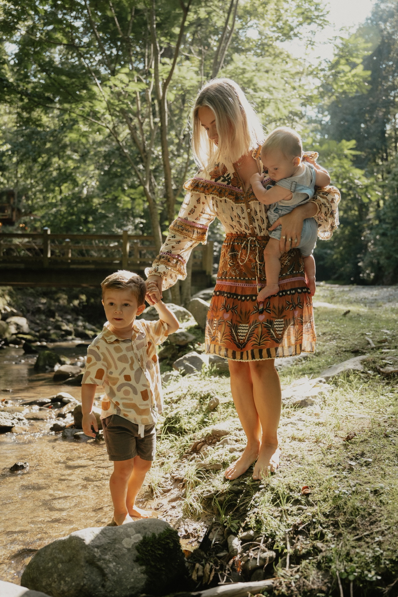 beige ainika floral ruffle mini dress hunterpremo on LTK