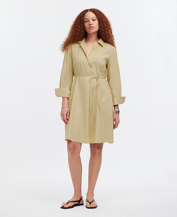 Belted Mini Shirtdress | Madewell