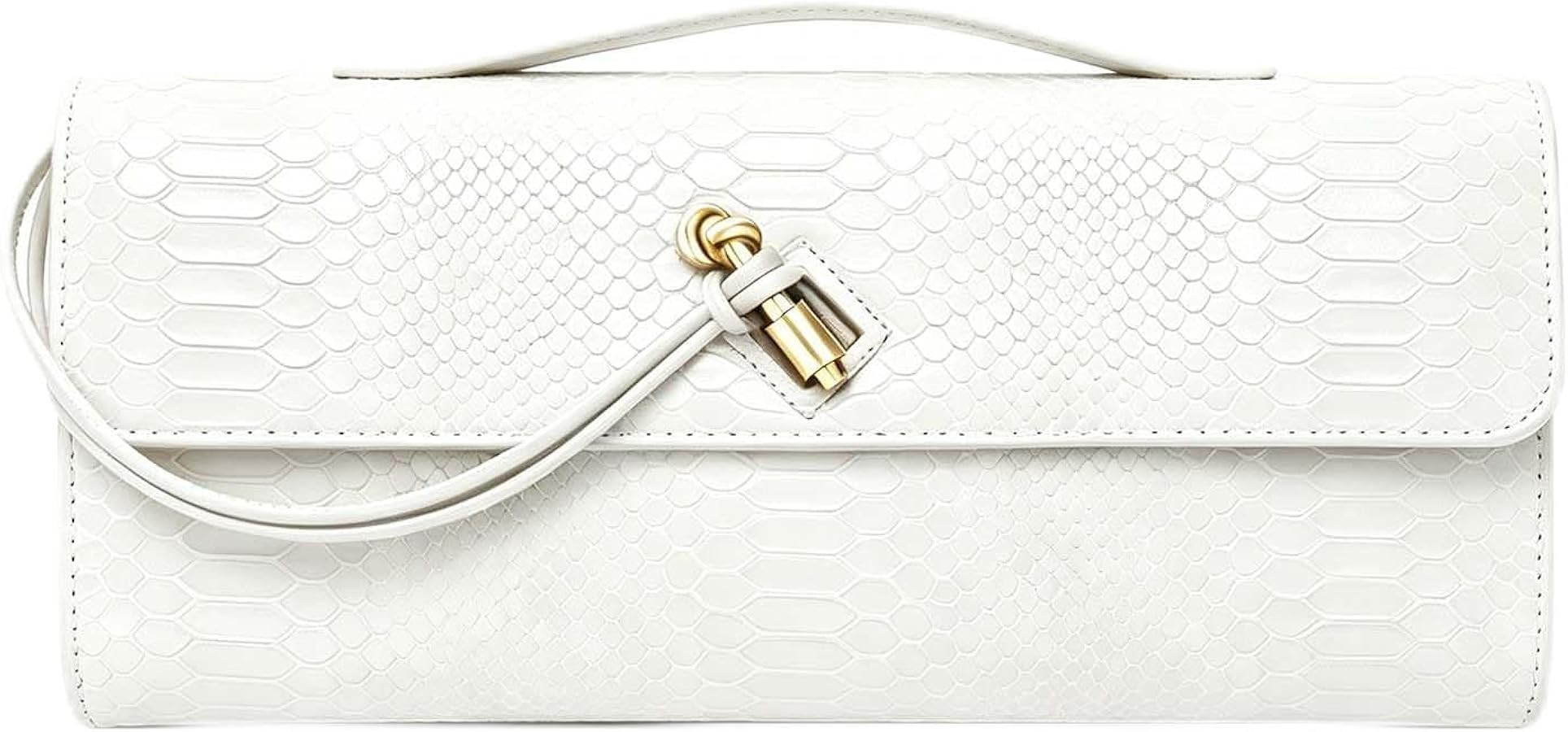 Women's Woven Clutch purse, Crocodile Print purses | Amazon (US)