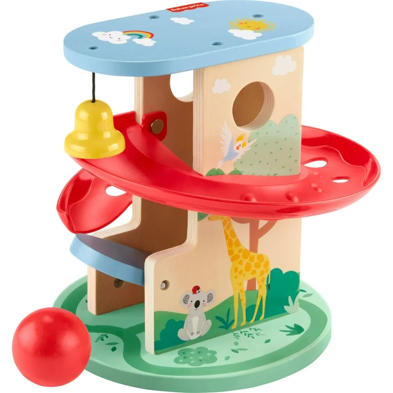 Fisher-Price Wooden Treehouse Ball Run for Developmental Role Play, 2 Pieces for Baby & Toddler, ... | Walmart (US)