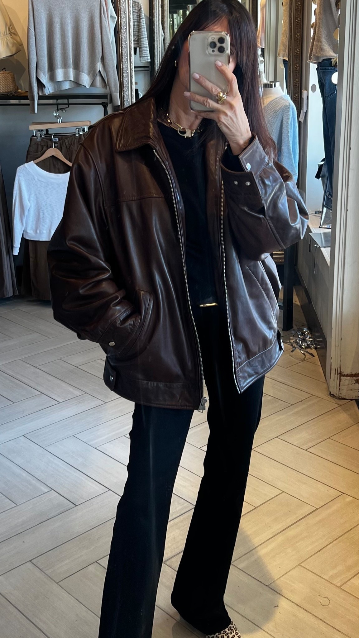 The softest oversized bomber you’ll ever live in. Trust me. 🤎✨ 

#LTKSeasonal #LTKU