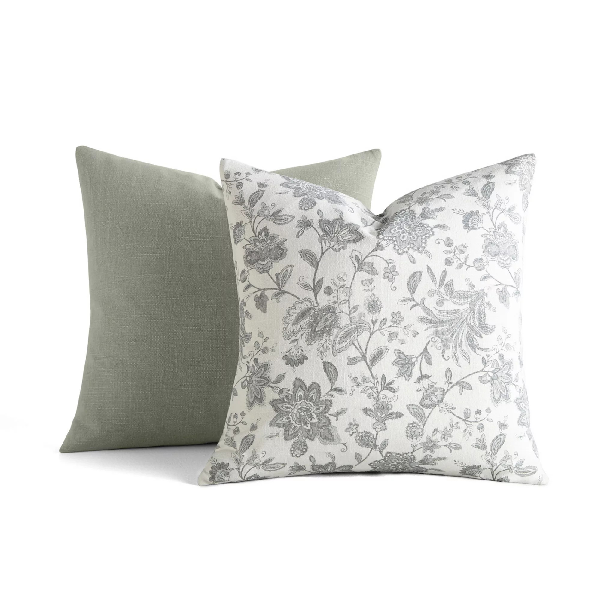 Urban Loft's 2-pack Cotton Slub Decor Throw Pillows In Antique Floral | Kohl's