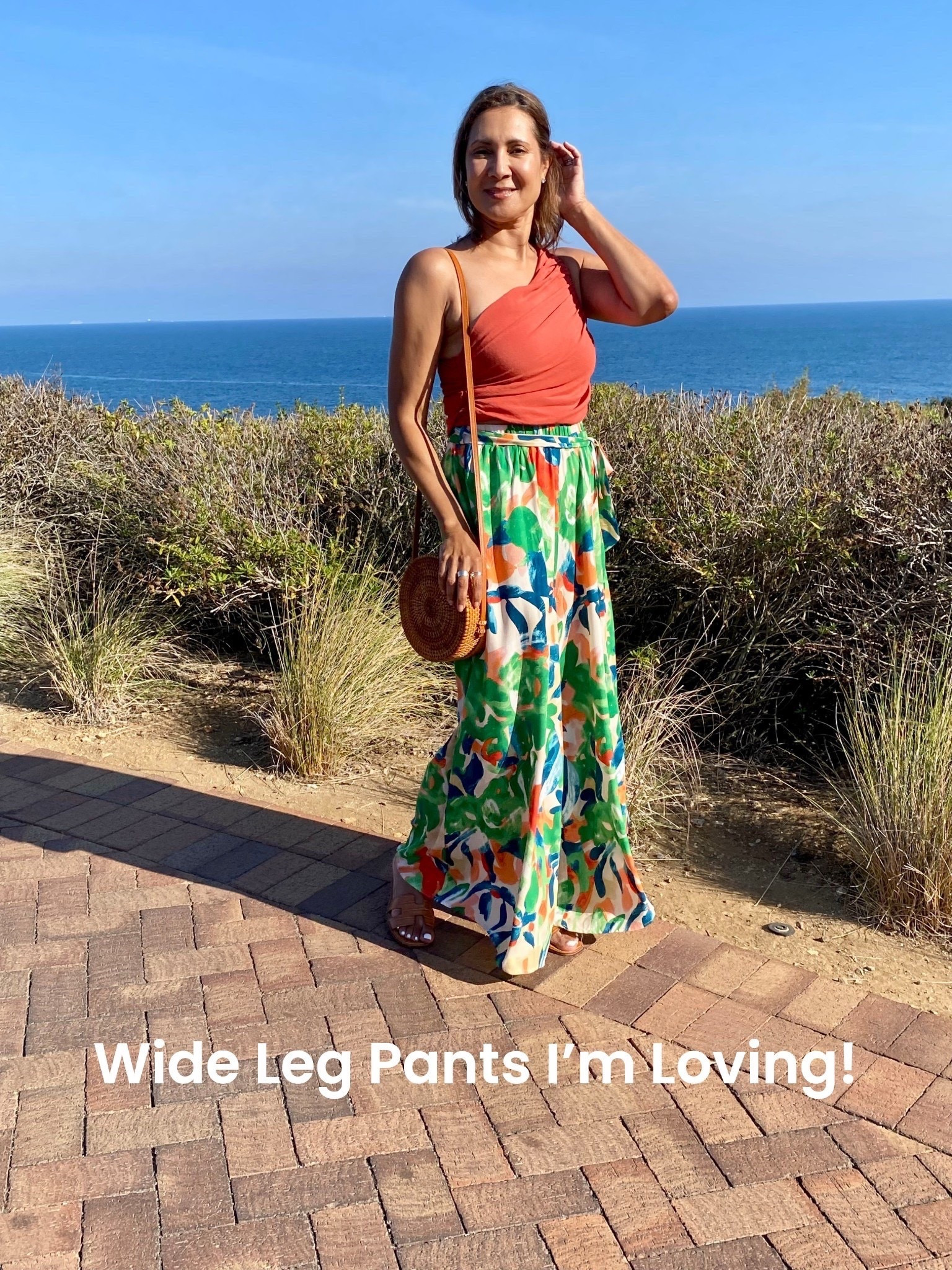 These wide leg pants are so affordable and they were doing God‘s work on our trip to French Polynesia. Some evenings, I paired them with a one shoulder top and wore them to dinner other days I pulled them on over my swimsuit as a cover-up. They come in some really cute prints and solids. I’m wearing size small for reference.

#LTKOver40 #LTKTravel #LTKSeasonal