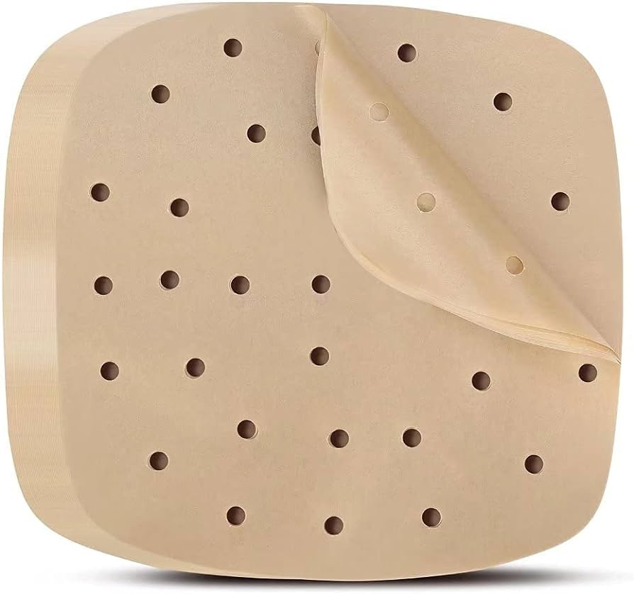 Air Fryer Parchment disposable Paper Liners: 200PCS 8.5 inch Square Perforated parchment paper, P... | Amazon (US)