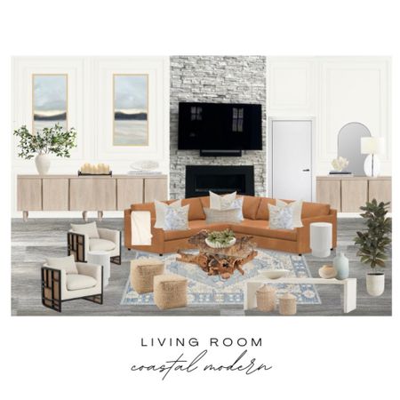 Modern coastal living room decor 

#LTKhome #LTKfamily