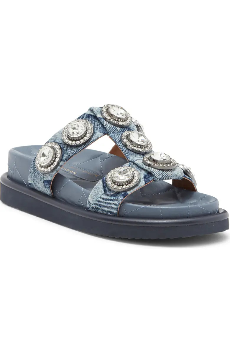 Kurt Geiger London Orson Crystal Slide Sandal (Women) | Nordstrom | Nordstrom