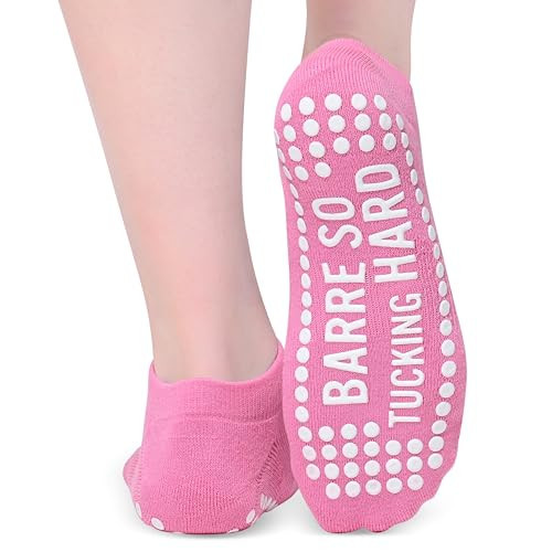 Life By Lexie Barre So Tucking Hard Sticky Grip Socks for Pure Barre, Pilates, Yoga, Lagree, Dance, 1 Pair, 1 Size Fits Most Women | Amazon (US)