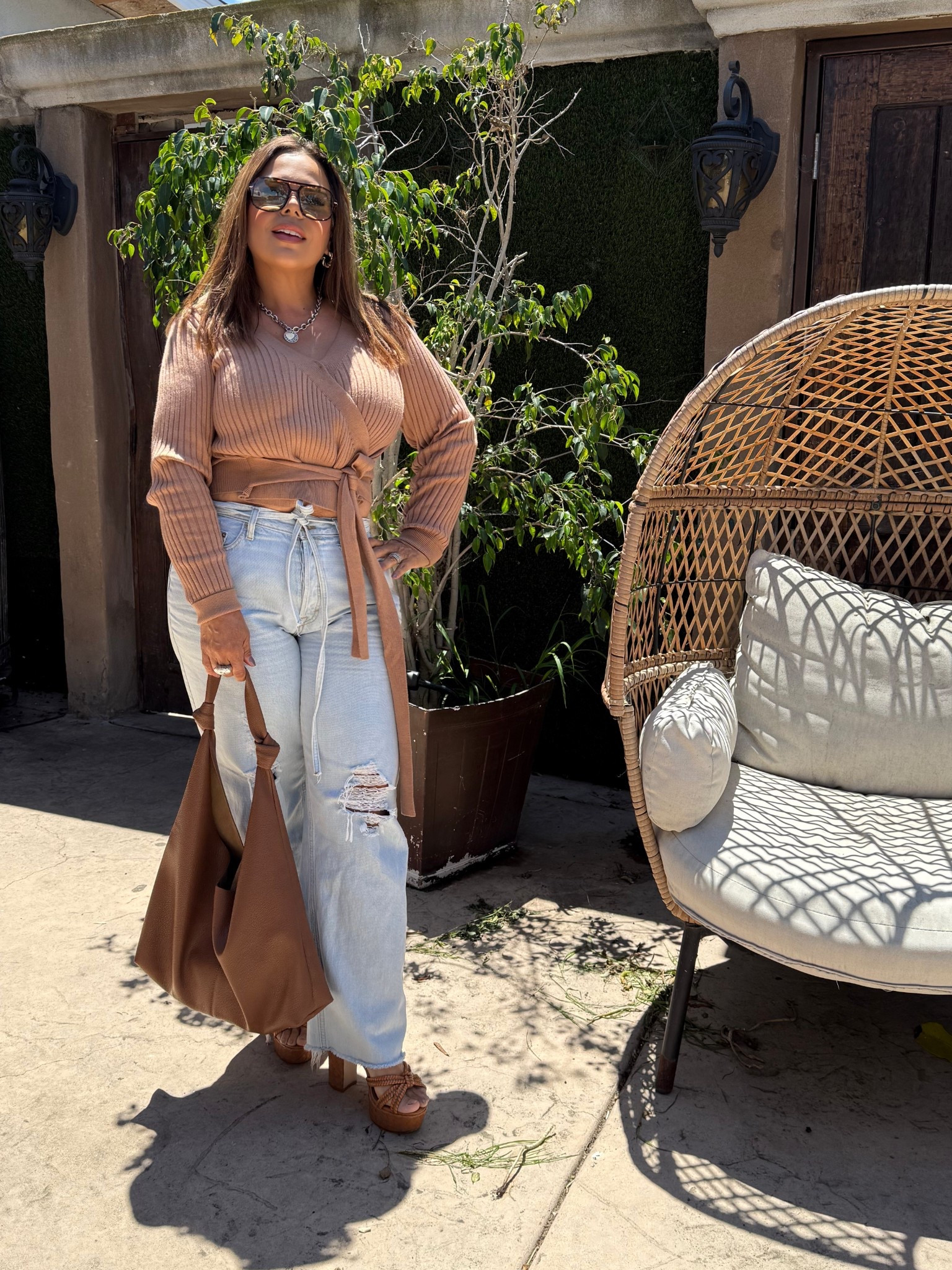 This top is lightweight and perfect for Spring🌸 (*Currently this color is not available but they have several other color options)These jeans from Target are one of my current favorites as well.

Top: L
Jeans: 12 (they are oversized, I need to size down)
Shoes: 9.5 (run small, had to size up 1/2 a size)

#midsize #midsizefashion #ootd #springfashion

#LTKStyleTip #LTKMidsize #LTKBeauty