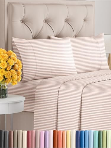 Queen Size 4-Piece Sheet Set - Extra Soft, Breathable & Cooling - Hotel Luxury Durable Bed Sheets... | Amazon (US)