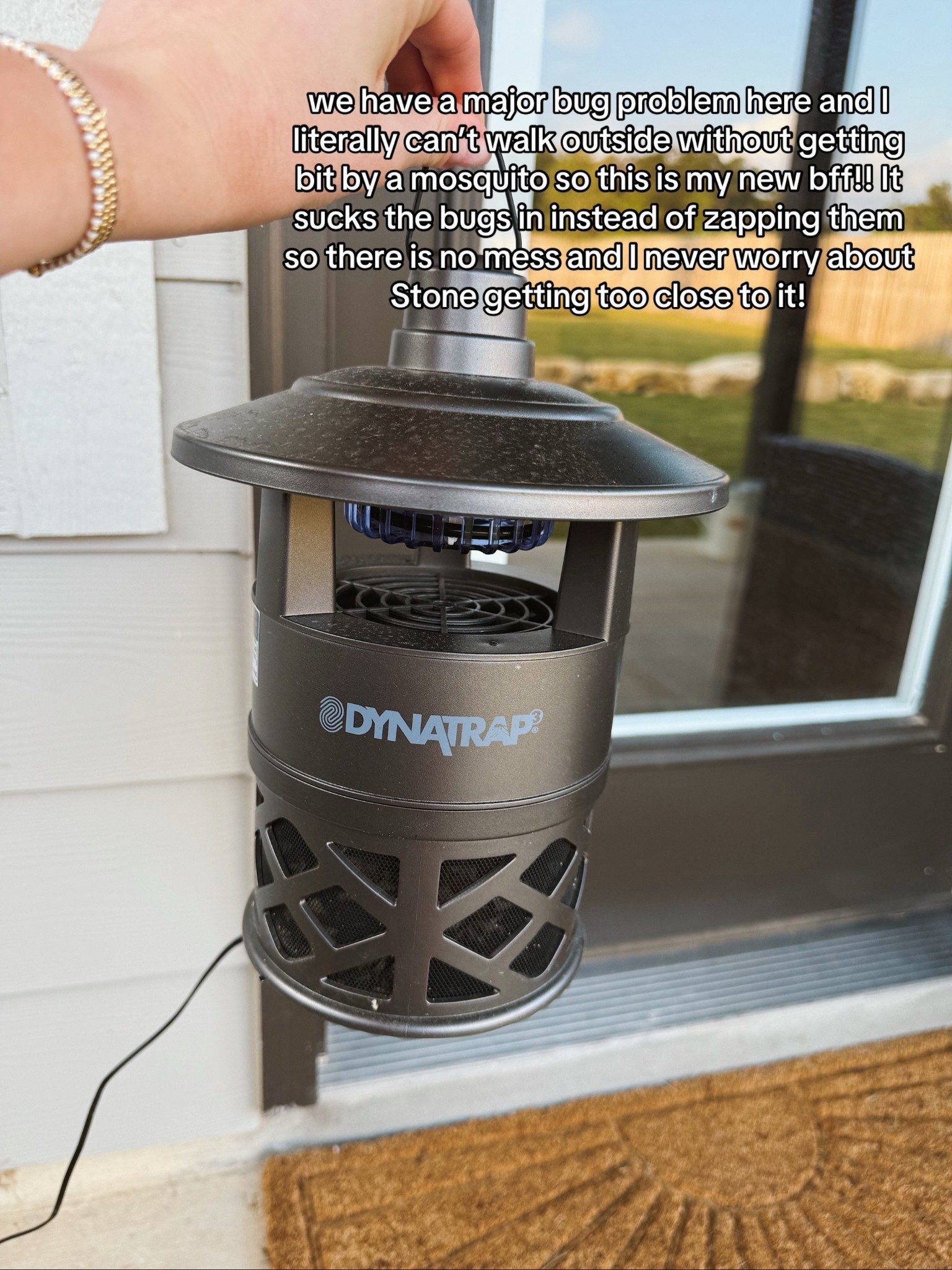 This is the best solution to your bug problem in your yard during these hot summer months! The bugs at my house are SO bad because we live near a creek so this been a game changer! I really wanted to get a bug zapper so we could enjoy our backyard at nights until I saw this Dyna trap alternative - this attracts the bugs using a blue light and then vacuums them in! The amount of mosquitoes this thing has caught is insane 

#LTKSeasonal #LTKHome #LTKFamily