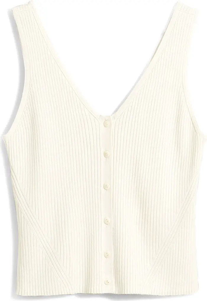 The Signature Knit Button Front Sweater Tank | Nordstrom
