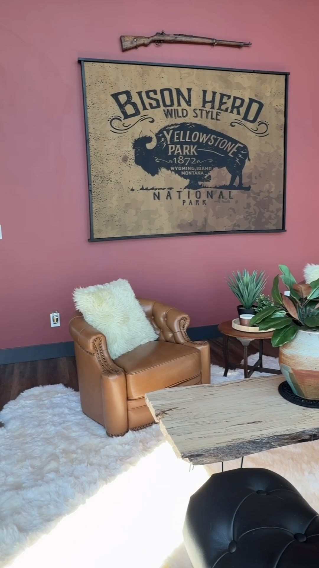 Curating our Montana mountain home was fun. After leaving 90% of our belongings when we left the island, it gave us a clean slate. Picking club chairs, sofas, building our coffee table, and all the decor and art pieces were carefully and purposely chosen for the space. 

 #LTKHome