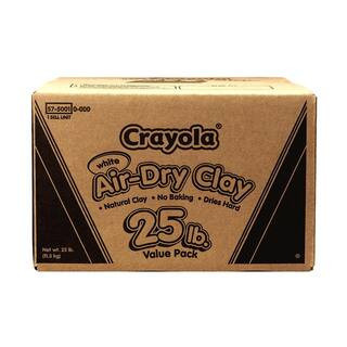 Crayola® Air-Dry Clay, 25 lb. in White | Michaels®