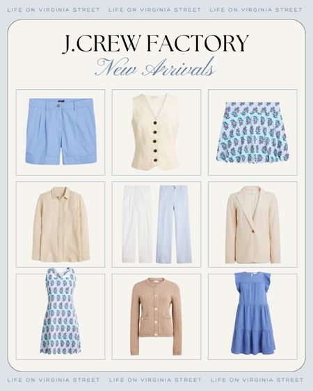 Loving these cute new arrivals from J. Crew Factory! Includes pleated shorts, linen-blend vest, scalloped block print skirt, gauze top, dress pants, blazer, tennis dress, cotton lady sweater, and tiered dress. And they’re all on sale right now!
.
#ltksalealert #ltkfindsunder50 #ltkmidsize #ltkunder100 #ltkover40 #ltkworkwear #ltkseasonal

#LTKFindsUnder50 #LTKSaleAlert #LTKMidsize