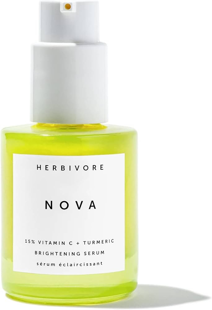 HERBIVORE Nova Brightening + Glow Serum for Face – 15% Vitamin C & Turmeric to Visibly Improve ... | Amazon (US)