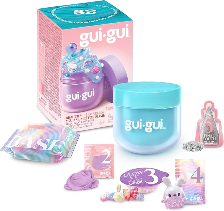Gui Gui Butter Slime - Beautify & Level Up Your Slime With a Major GLOW-UP - 13 Different Gui Gui... | Amazon (UK)