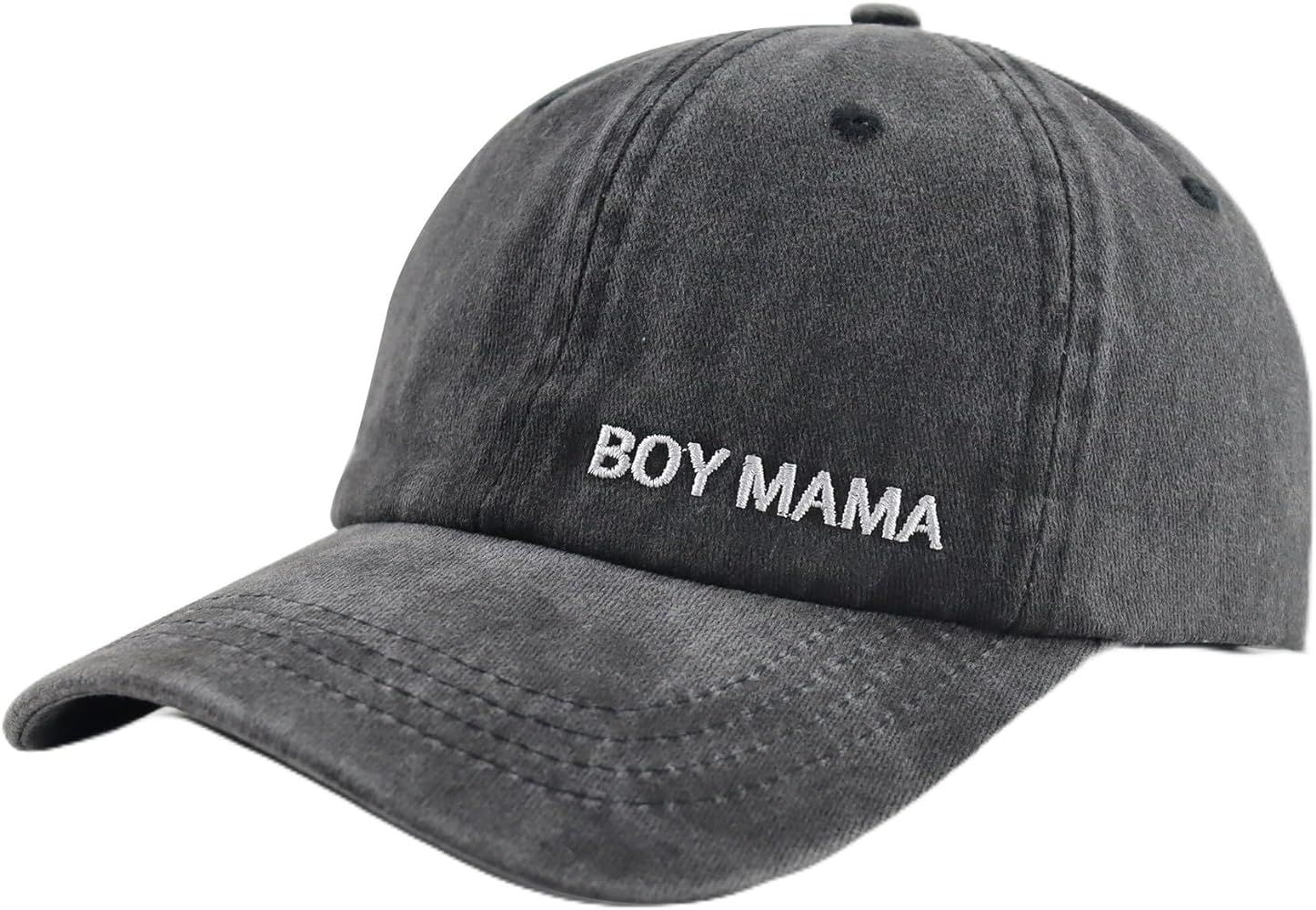 Boy Mama Hat for Women, Funny Adjustable Cotton Embroidered Mom Gifts Baseball Cap | Amazon (US)
