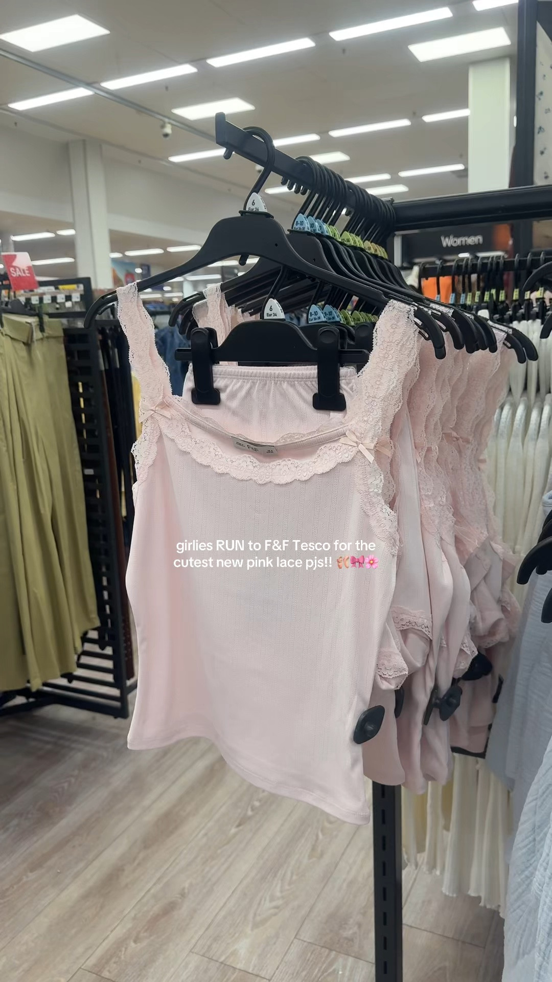 Cutest new pink lace F&F pj set!! 🩰🎀🤭

#LTKspring #LTKuk #LTKsummer
