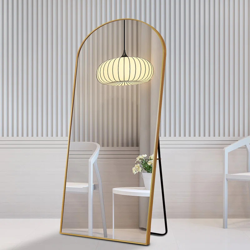 Neida Arched Full Length Mirror with Aluminum alloy Frame | Wayfair North America