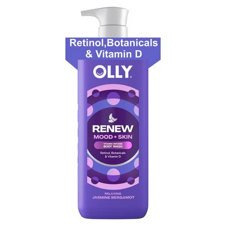 OLLY Renew Body Wash Nourish & Repair Skin barrier Jasmine Bergamot, 17 oz | Walmart (US)