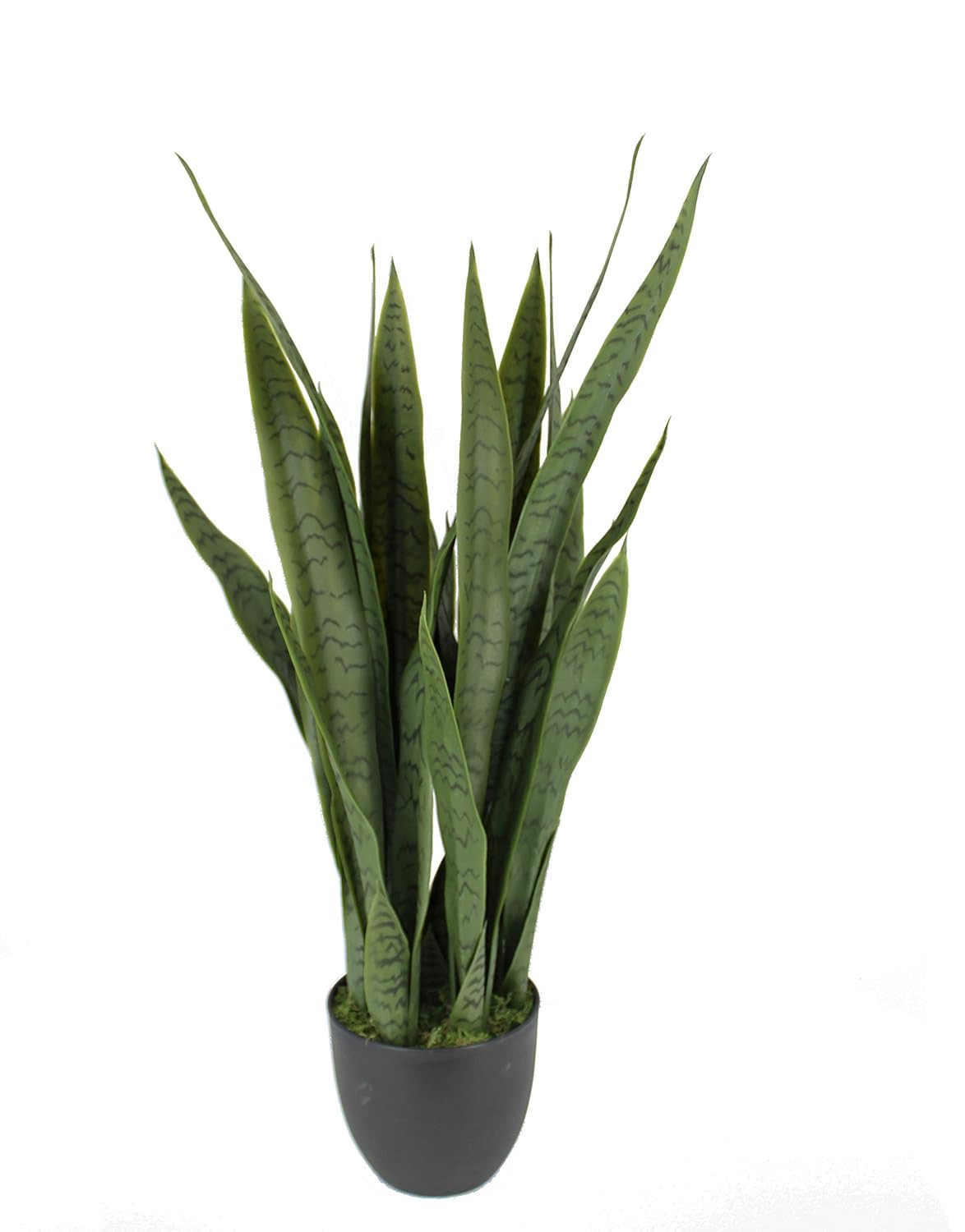Unique Forest Arts 33" H Sansevieria Snake Plant Artificial Agave with Pot Sansevieria Plant with... | Amazon (US)